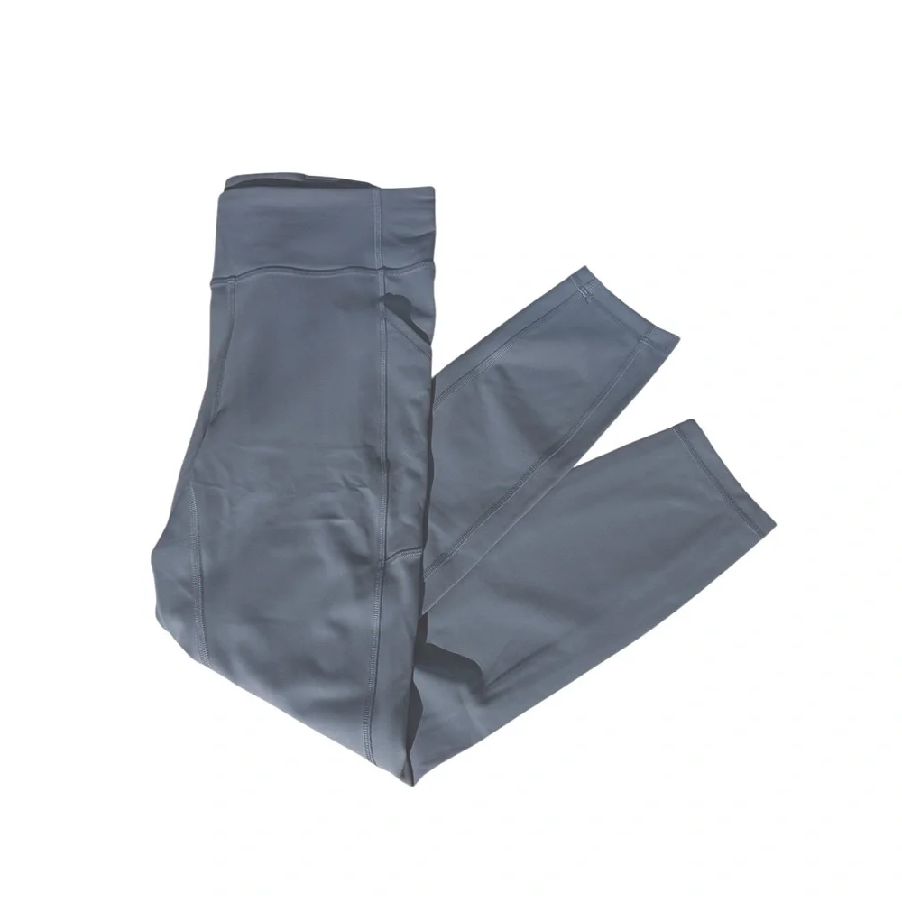 Lululemon Athletica Leggings 23” Gray Size 8 | Side Pockets